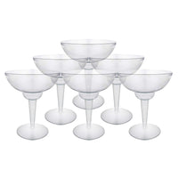 Reusable Plastic Margarita Cocktail Glasses (360ml)