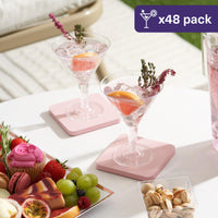 Plastic Martini Cocktail Glasses (210ml)