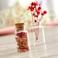 Mini Glass Bottles Table Decorations