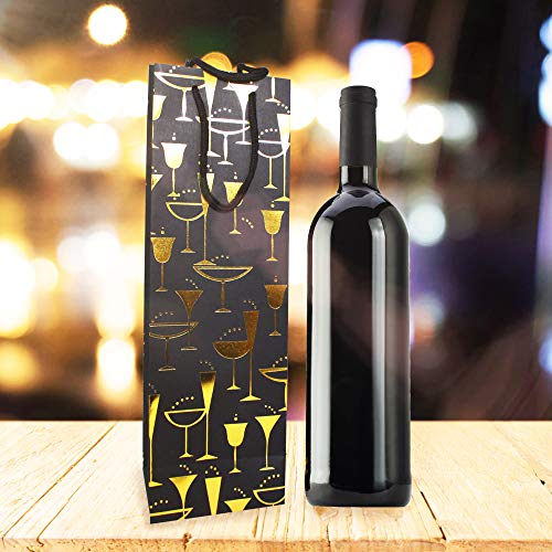 Premium Wine Bottle Gift Bags in Assorted Designs