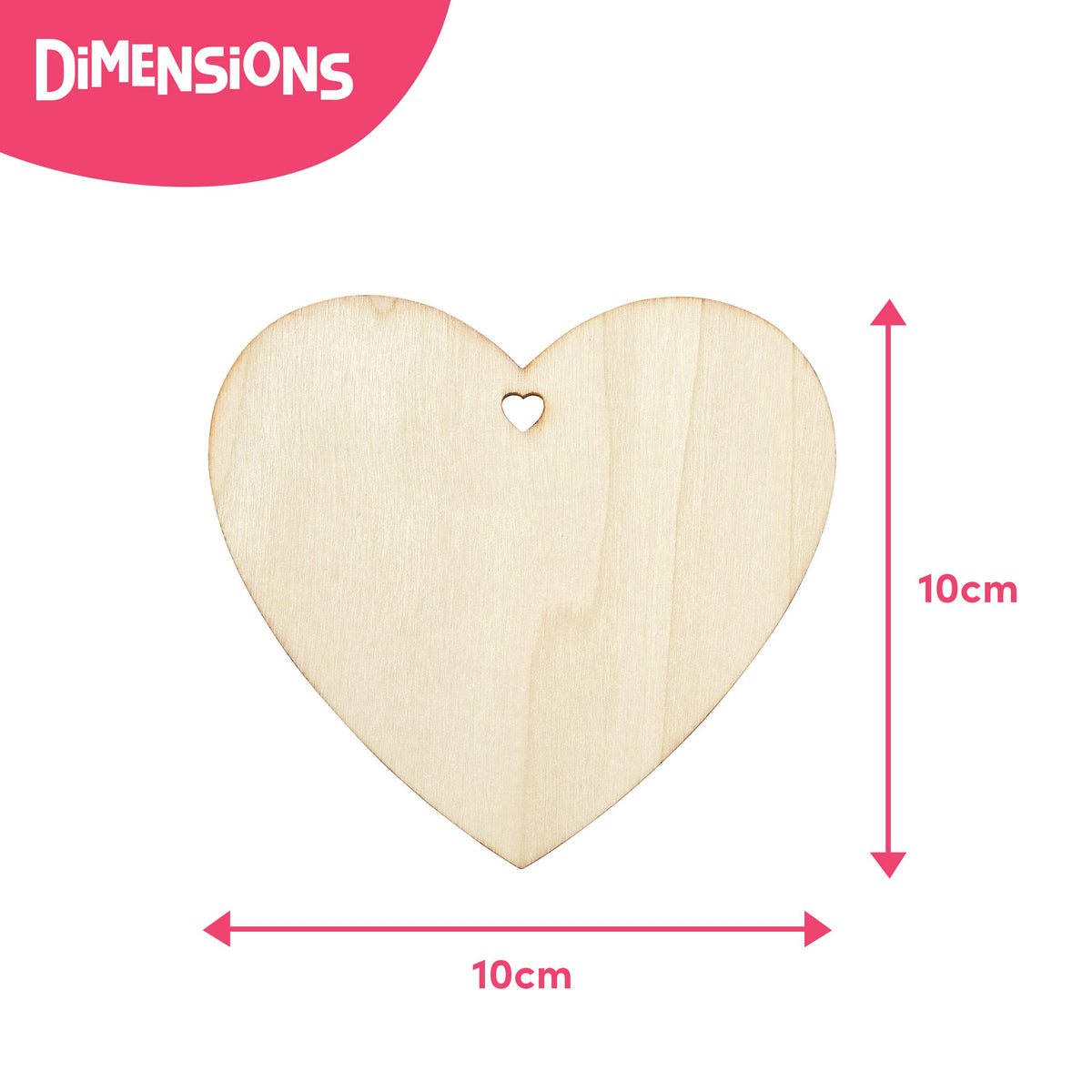 Wooden Heart Table Decorations