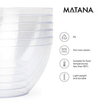 Large Clear Plastic Serving Party Bowls (3500ml)