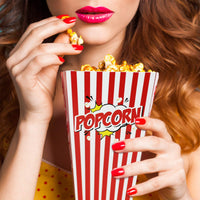 Retro Cinema Style Popcorn Boxes