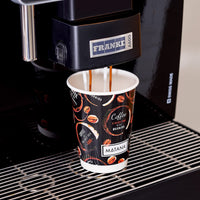 Premium Paper Coffee Cups with Lids, Sleeves & Stirrers