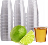 Clear Plastic Shot Glasses (30ml)