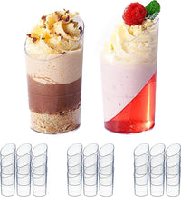 Reusable Angled Plastic Dessert Pots (70ml)