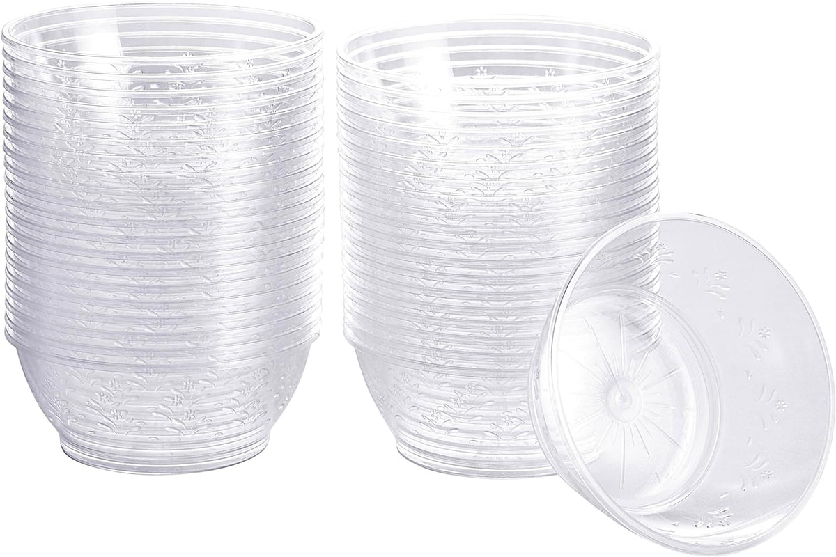 Reusable Plastic Dessert Bowls (180ml)