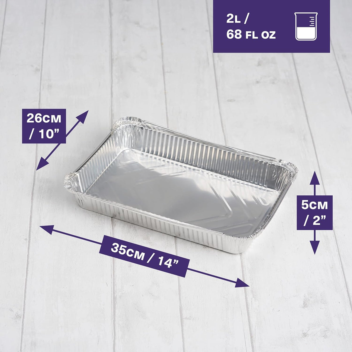 Foil Roasting Trays (31x21cm)