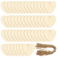 Wooden Heart Table Decorations