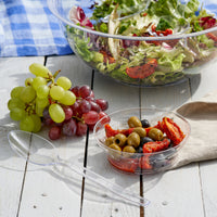 Reusable Clear Plastic Bowls (13cm)