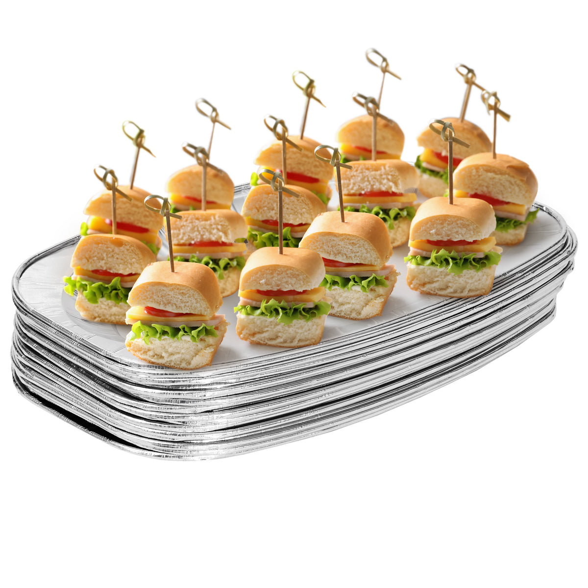 Large Reusable Aluminium Foil Party Serving Platters