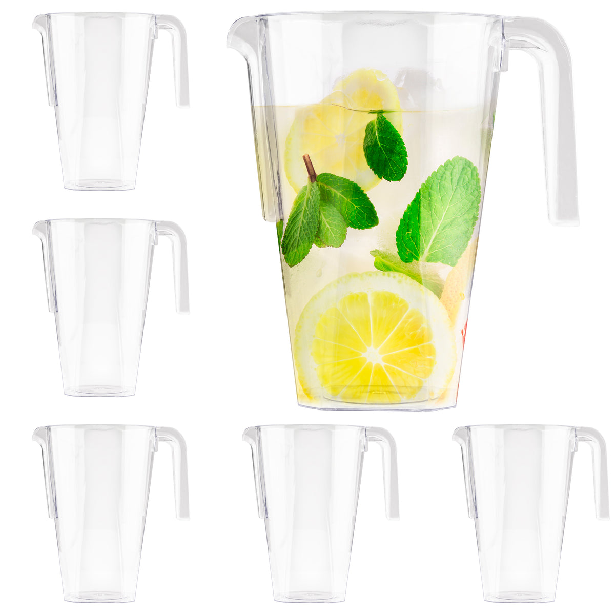 Clear Reusable Plastic Pitchers