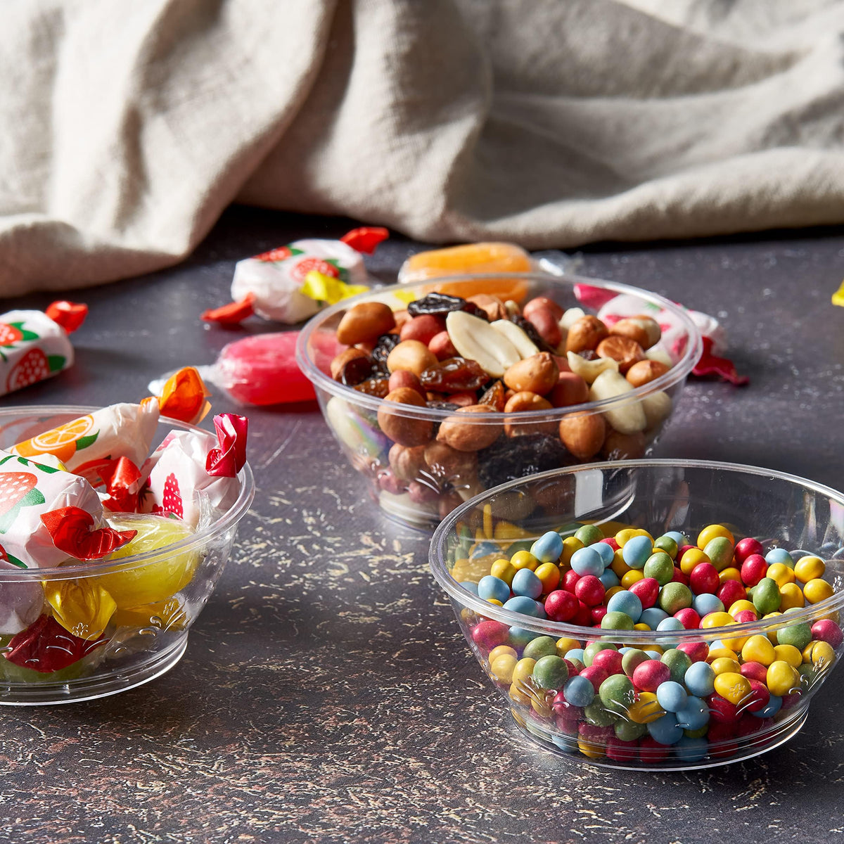 Reusable Plastic Dessert Bowls (180ml)