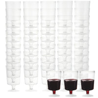 Reusable Plastic Wine Glasses (180ml)