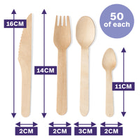 Premium Eco-Friendly Wooden Cutlery Sets