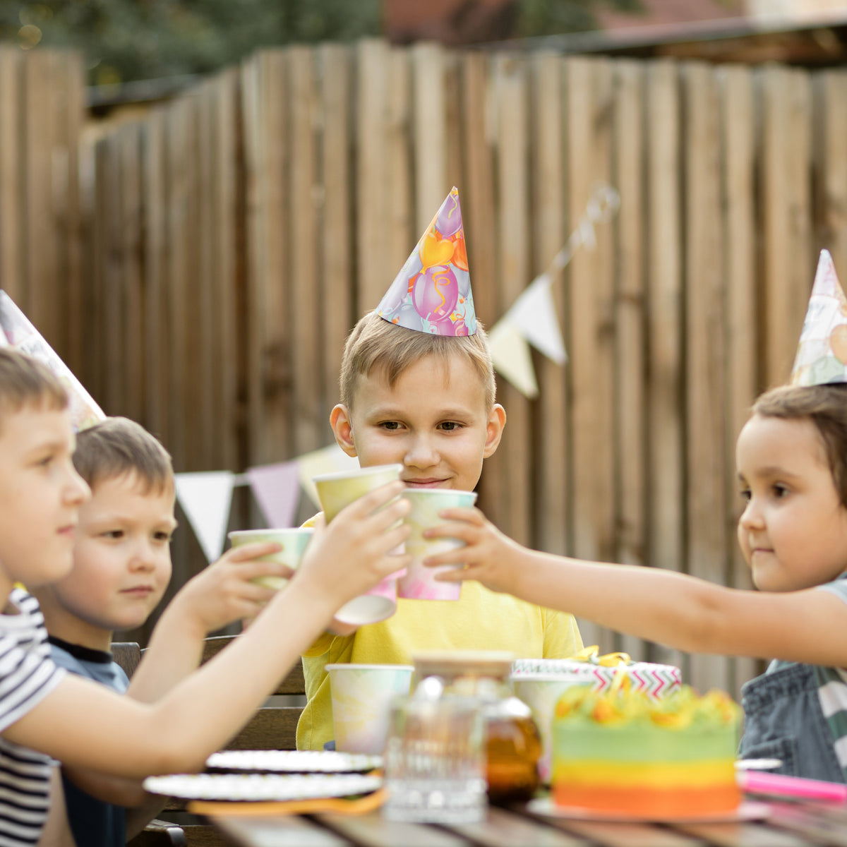 Rainbow Party Tableware Set