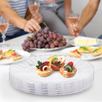 Reusable Plastic Oval Serving Trays