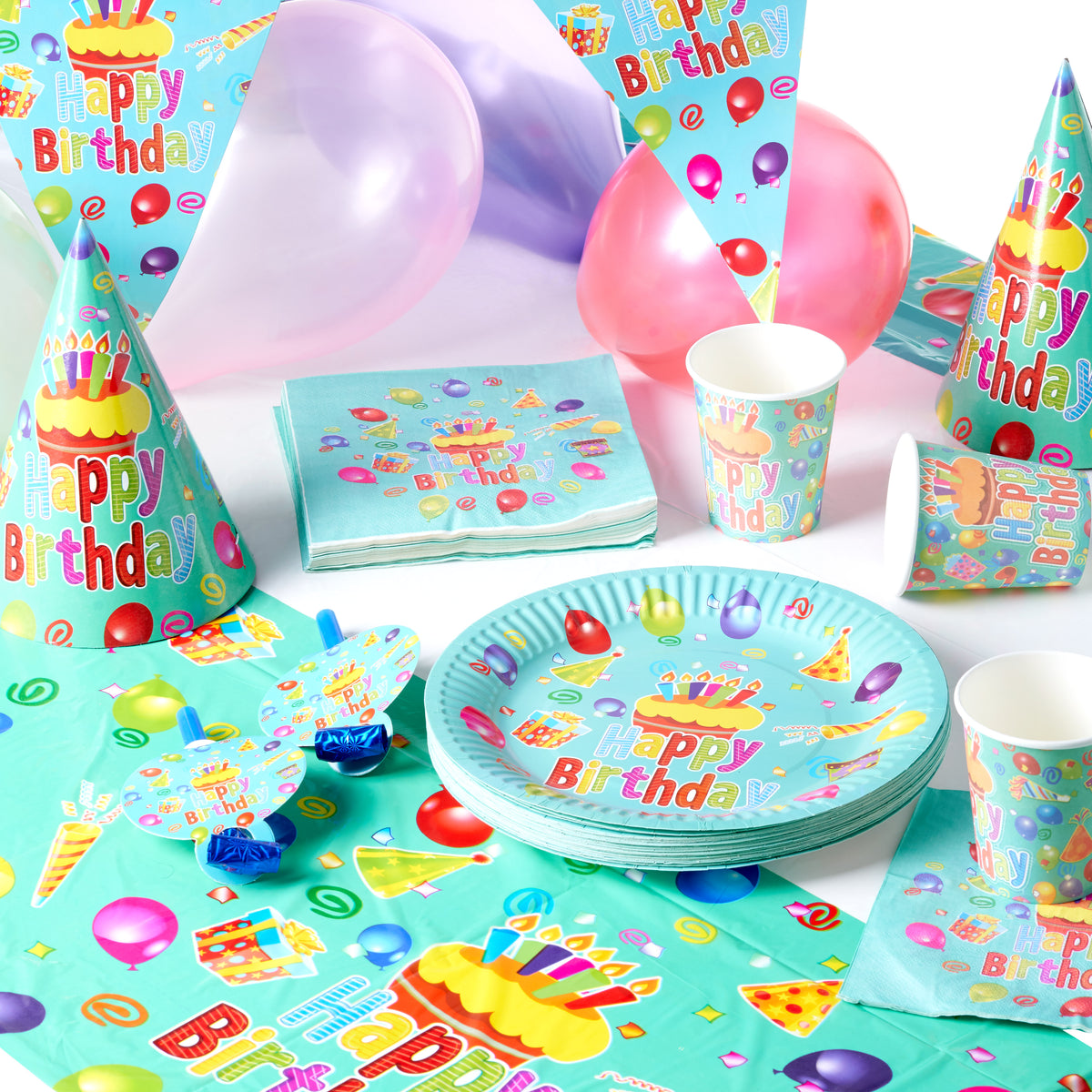 Childrens Birthday Party Tableware Set