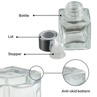 Glass Diffuser Bottles with Reed Sticks (50ml)