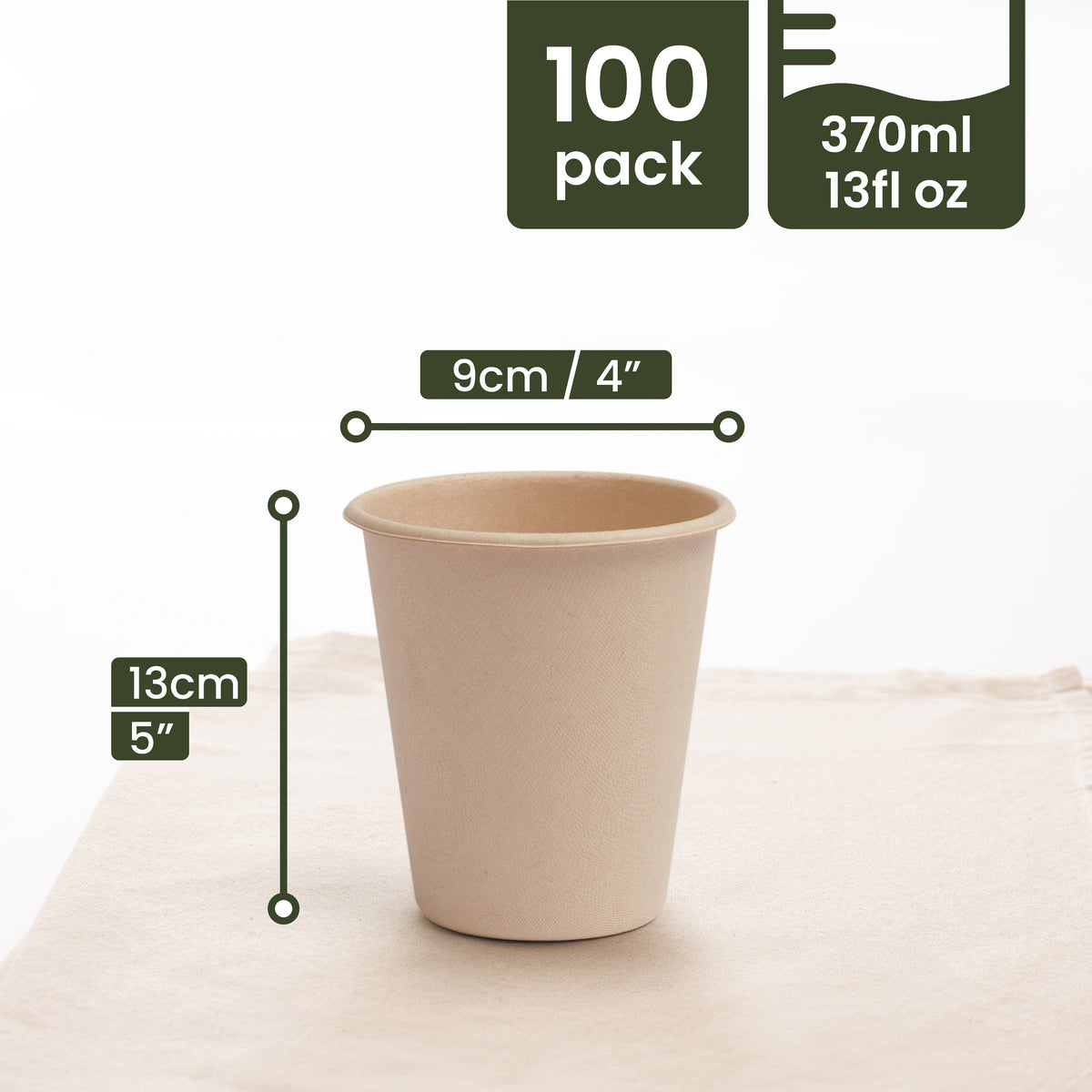 Biodegradable Sugarcane Cups