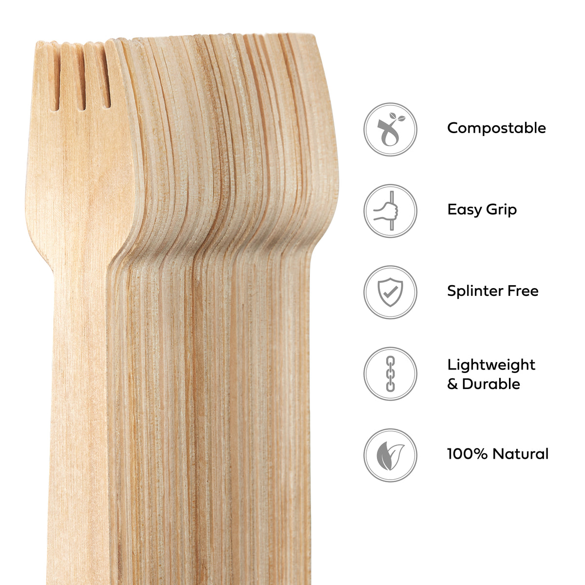 Premium Eco-Friendly Wooden Forks