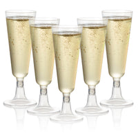 Reusable Plastic Champagne Flutes (150ml)