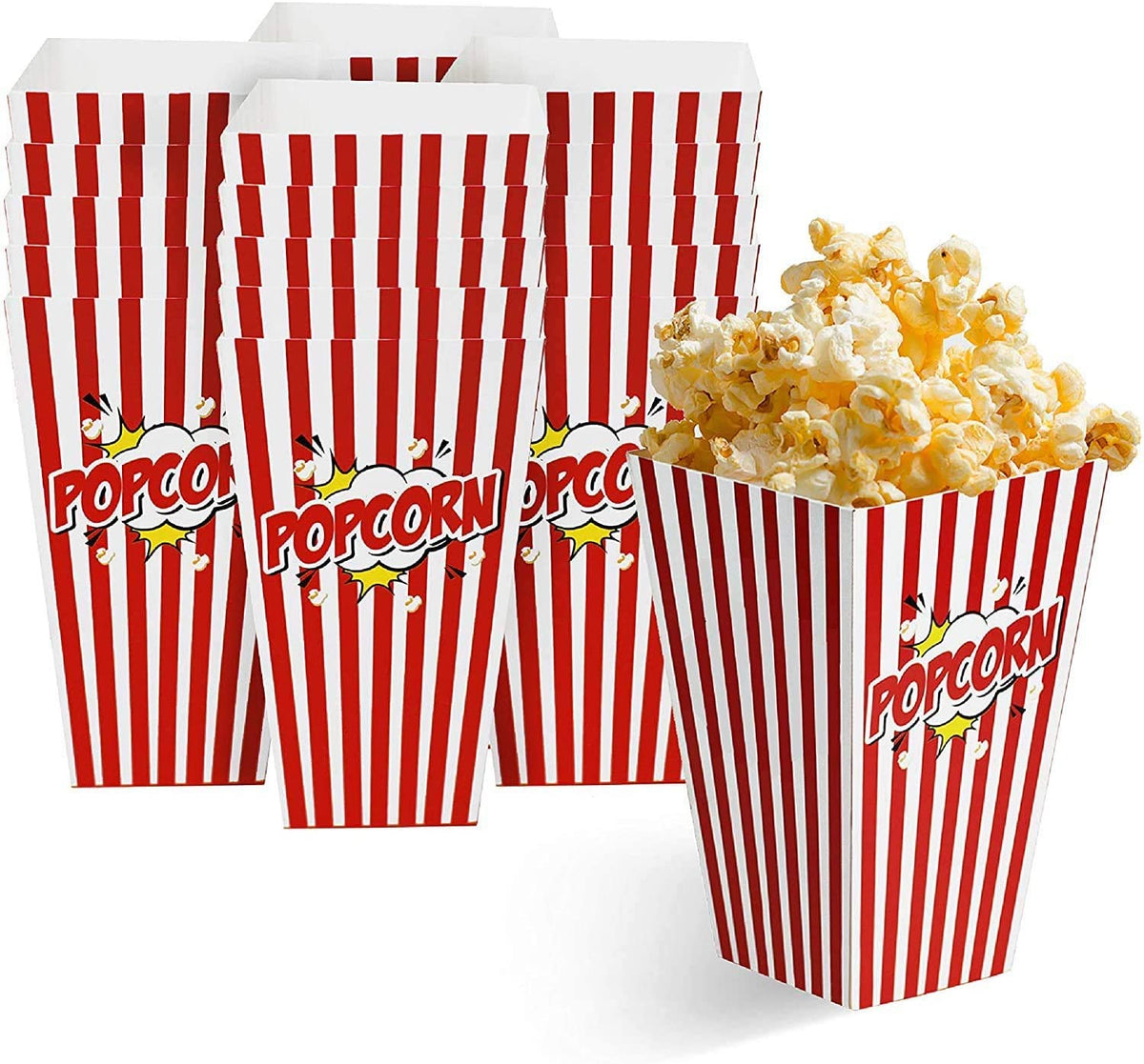 Retro Cinema Style Popcorn Boxes