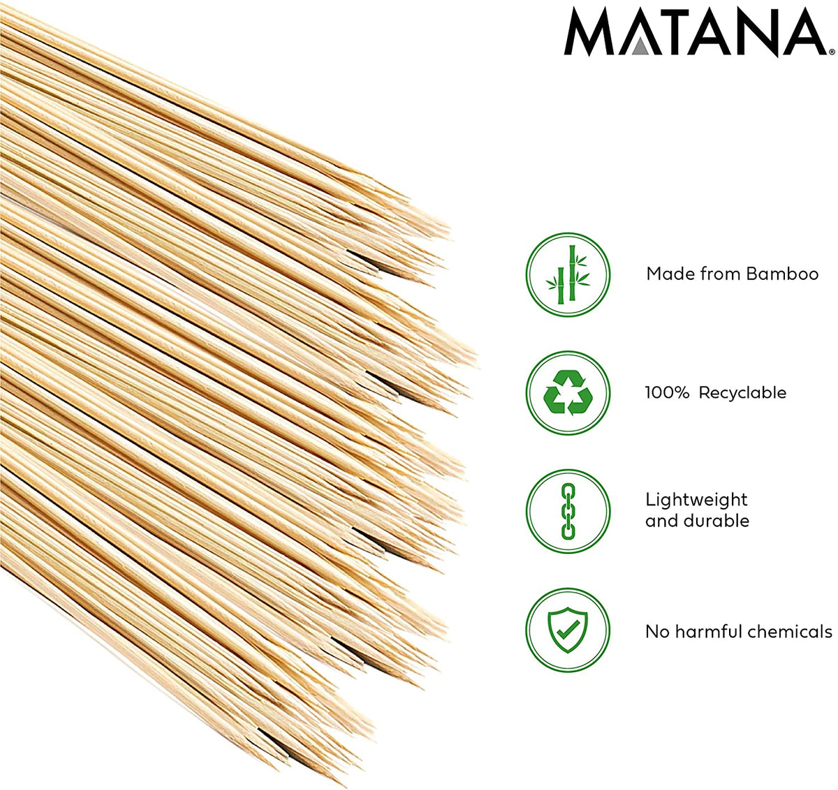 Mini Bamboo Skewers (15cm)