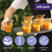 Reusable Plastic Dessert Cups (220ml)