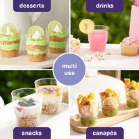 Reusable Plastic Dessert Cups (220ml)