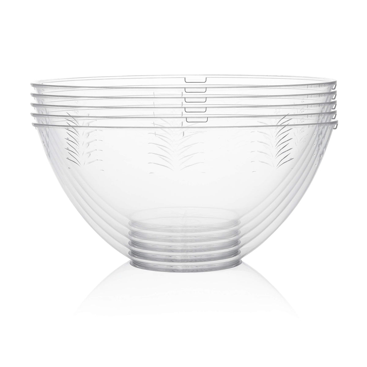 Clear Plastic Serving Bowls (3000ml)