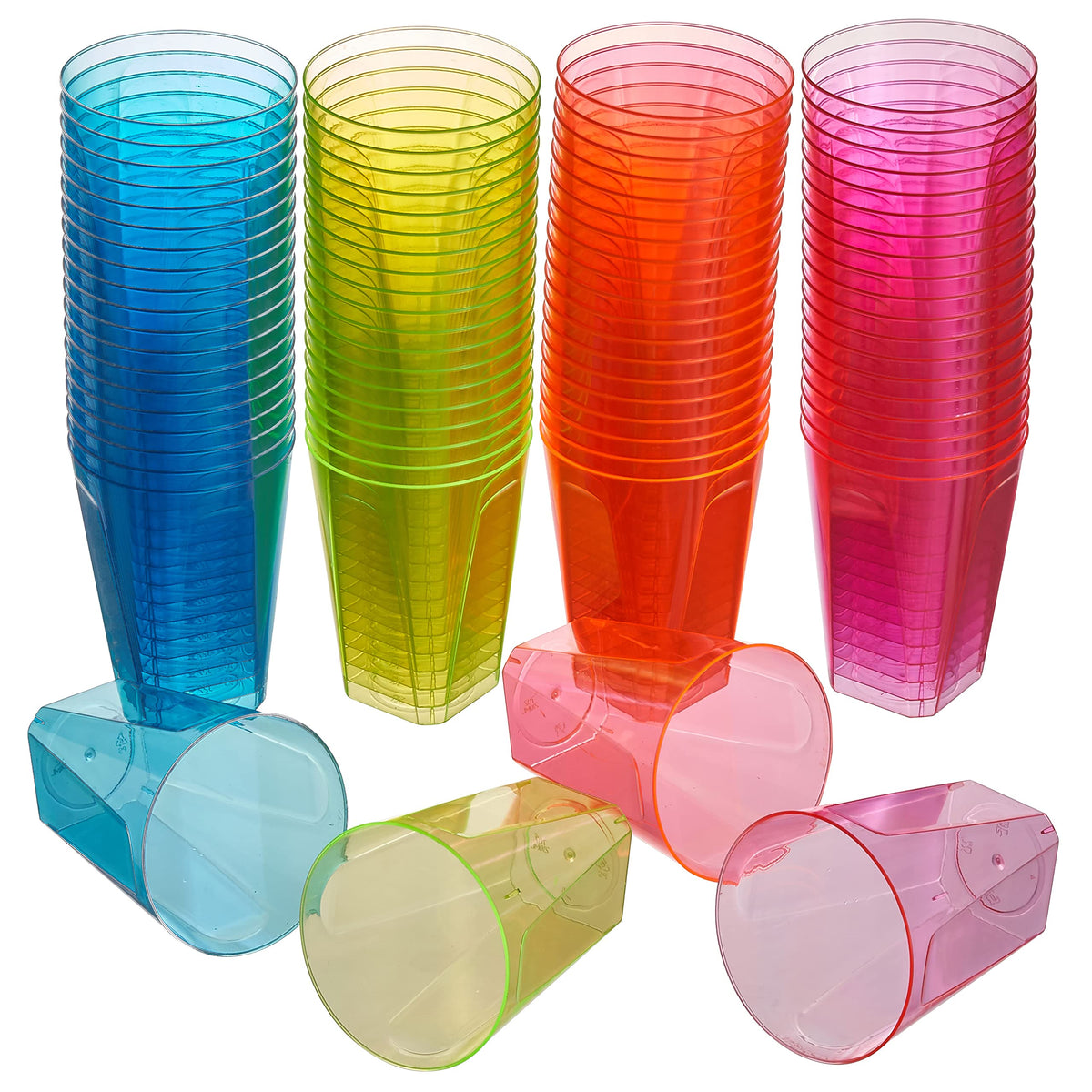 Neon Plastic Party Cups