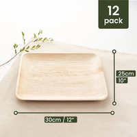 Large Palm Leaf Trays - 25x30cm (10x12")